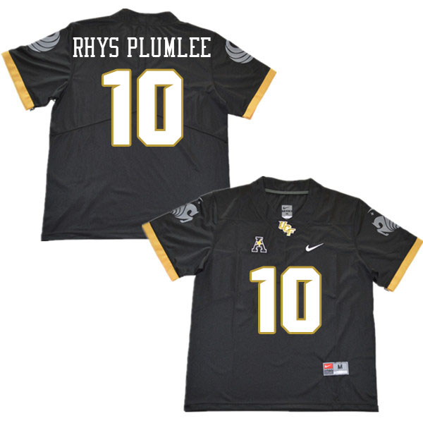 Youth #10 John Rhys Plumlee UCF Knights College Football Jerseys Stitched Sale-Black